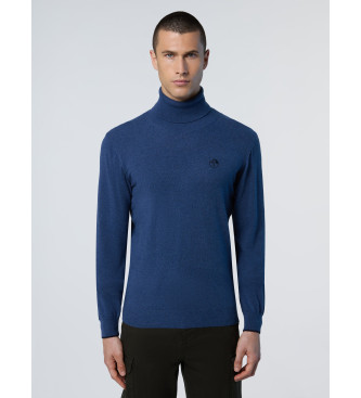 North Sails Maglione blu collo alto 12Gg