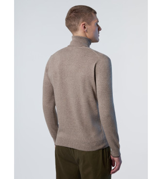 North Sails Rollkragenpullover 12Gg braun