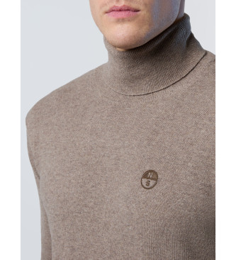 North Sails Turtle Neck Sweater 12Gg brown