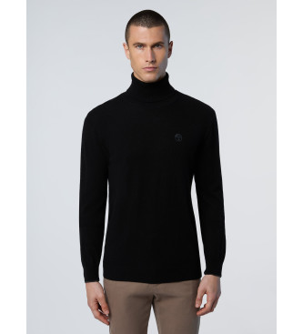 North Sails Turtle Neck Sweater 12Gg black