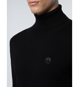 North Sails Turtle Neck Sweater 12Gg black