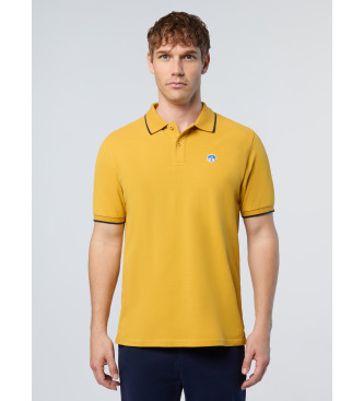 North Sails Polo con logotipo amarillo