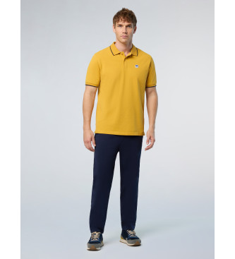 North Sails Camisa plo com logtipo amarelo