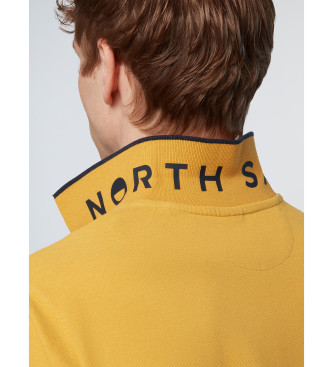 North Sails Poloshirt met geel logo