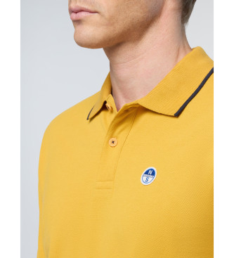 North Sails Poloshirt mit gelbem Logo