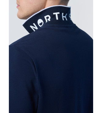 North Sails Poloshirt met blauw logo