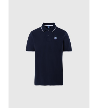 North Sails Poloshirt met blauw logo