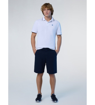 North Sails Polo con logo bianco