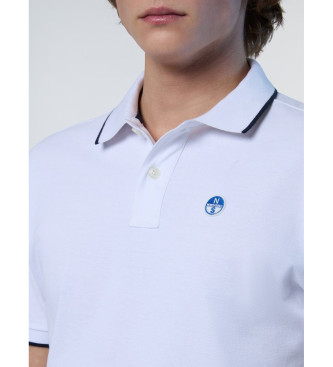 North Sails Camisa plo com logtipo branco