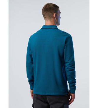 North Sails Poloshirt met blauw kraaglogo