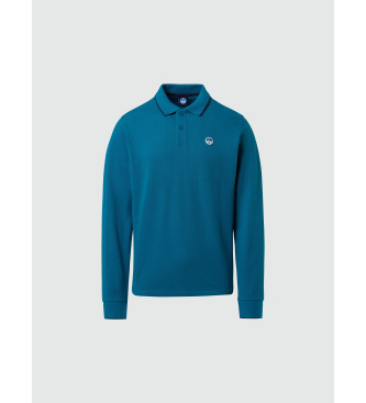 North Sails Poloshirt met blauw kraaglogo