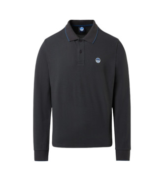 North Sails Poloshirt met grijs kraaglogo