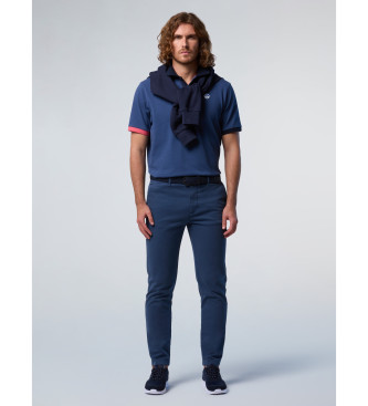 North Sails Polo bleu  manches courtes