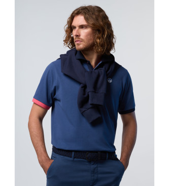 North Sails Polo blu a maniche corte