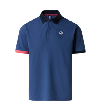 North Sails Polo blu a maniche corte