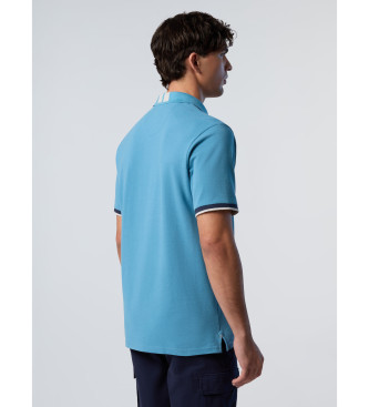 North Sails Polo blu a maniche corte