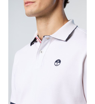 North Sails Weies Kurzarm-Poloshirt