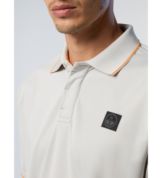 North Sails Grey short sleeve polo shirt