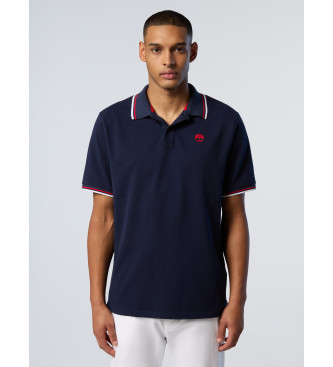 North Sails Navy kortrmet poloshirt