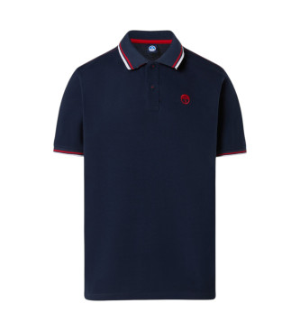 North Sails Navy kortrmet poloshirt