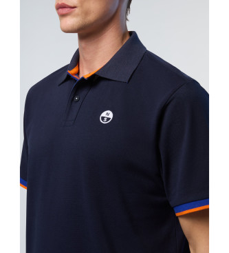 North Sails Navy kortrmet poloshirt