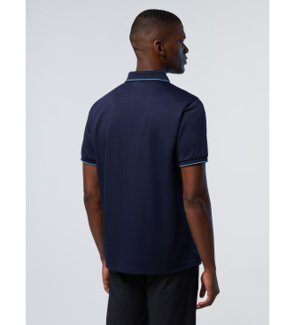 North Sails Navy kortrmet poloshirt