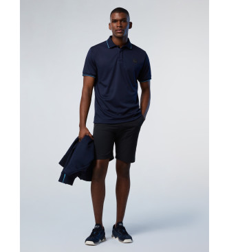 North Sails Navy kortrmet poloshirt