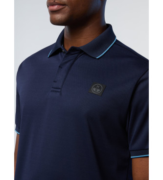 North Sails Navy kortrmet poloshirt