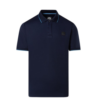 North Sails Navy kortrmet poloshirt