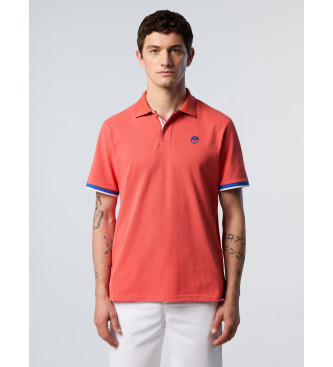 North Sails Kortrmet orange poloshirt