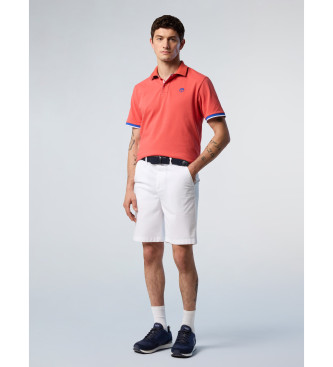 North Sails Polo orange  manches courtes