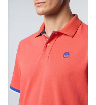 North Sails Polo orange  manches courtes