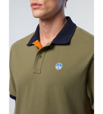 North Sails Short sleeve green polo shirt