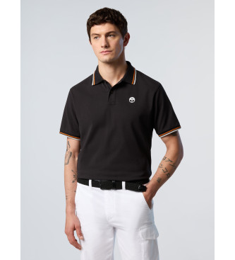 North Sails Langrmet poloshirt sort