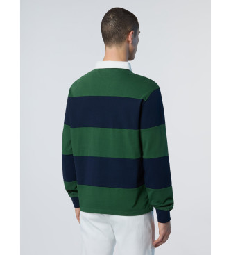 North Sails Rugby poloshirt groen, marine