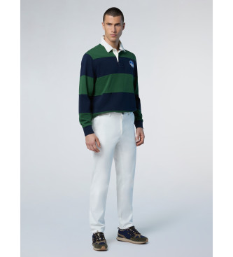 North Sails Rugby poloshirt groen, marine