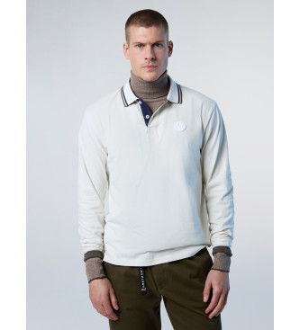 North Sails Polo  manches longues blanc