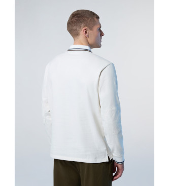 North Sails Polo  manches longues blanc