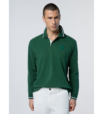 North Sails Polo verde da rugby