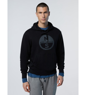 North Sails Sweatshirt mit schwarzem Logo