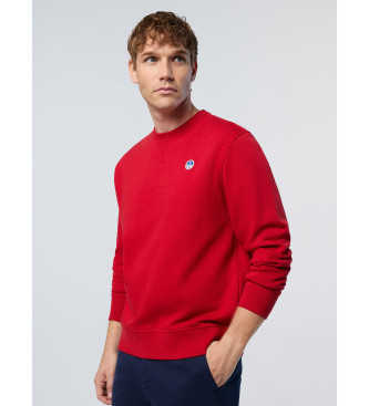 North Sails Sweatshirt mit rotem Logo