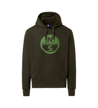 North Sails Sweatshirt mit grnem Logo