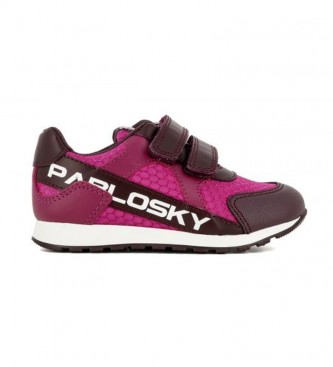 Pablosky Sneakers con zip rosa, lilla