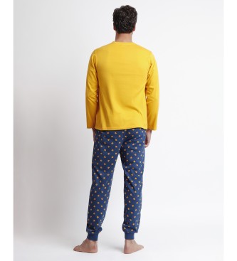 Aznar Innova Pyjama  manches longues Paw jaune