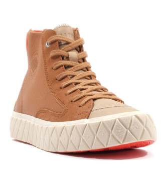 Palladium Sneakers Palla Ace Chukka in pelle marrone