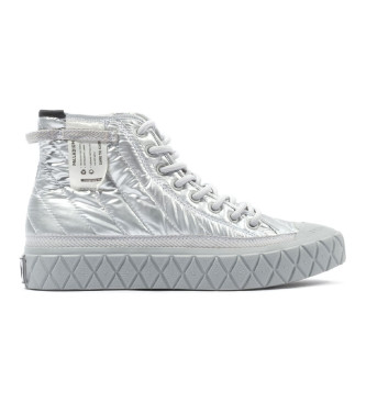 Palladium Bottes Palla Ace Re-Quilt W argent