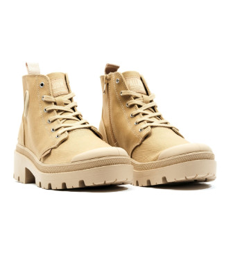 Palladium Pallabase Twill Boots beżowy