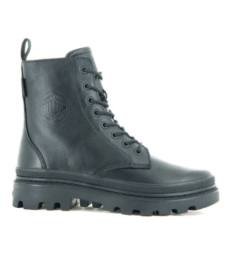 Palladium Botas de piel Pallatrooper Off negro