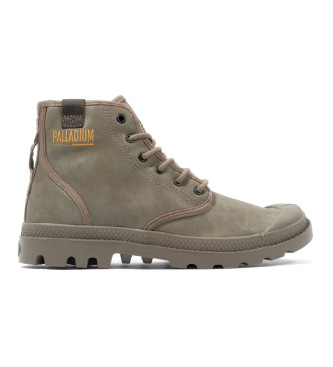 Palladium Boots Pampa Hi Coated green