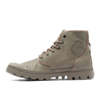 Palladium Bottes Pampa Hi Coated green